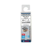 Bosch Professional 10x HSS-G Forets à métaux (pour métal, Ø 1 mm, Robust Line, Accessoire Perforateurs)