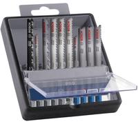 Bosch 10x Kit de lames de scie sauteuse PRO Wood and Metal, 10 pièces (pour Tôles en acier, Bois dur, Longueur 100 mm, Professional Accessoire Scie sauteuse)