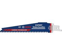 Bosch 10x Lames de scie sabre EXPERT Window Demolition S956DHM (pour Bois avec métal dur, Plastiques, Longueur 150 mm, Professional Accessoire Scie sabre)