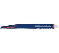 Bosch 10x Lames de scie sabre EXPERT Wood with Metal Demolition S1267XHM (pour Bois avec métal dur, Bois de construction avec mortier et clous, Longueur 300 mm, Professional Accessoire Scie sabre)