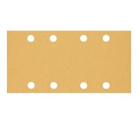 Bosch 10x Schleifpapier Expert C470 mit 8 Löchern (für Hartholz, Farbe auf Holz, 93x186 mm, Körnung 80, Professional Zubehör Schwingschleifer)