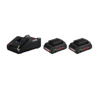 Bosch 1600A01BA3 Kit De Démarrage Avec Batterie Li-Ion 18 V (2x 4,0 Ah) + Chargeur