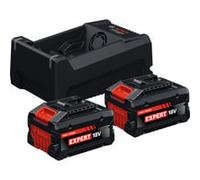 Bosch EXBA18V-55 Batterie Kit De Démarrage (2x 5,5 Ah) + Chargeur