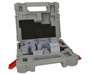 Bosch 17x Coffret de scies trépans PRO Multi Material (pour Bois résineux, Cloison sèche, Ø 19-76 mm, Professional Accessoire Perceuses)