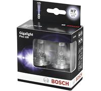 Bosch 1987301107 - AUTO/MOTO - AMPOULES - Px26D Gigalight Plus 120 H7 Paire d`ampoules xénon culot H7 12 V/55 W