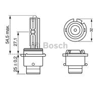 BOSCH 1987302904 Ampoule. projecteur longue portée