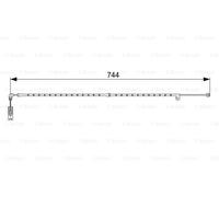 BOSCH 1987473021 Contact d'avertissement. usure des plaquettes de frein
