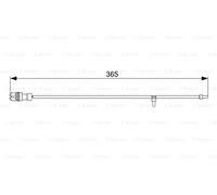 BOSCH 1987473040 Contact d'avertissement. usure des plaquettes de frein
