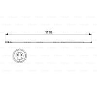 BOSCH 1987473515 Contact d'avertissement. usure des plaquettes de frein