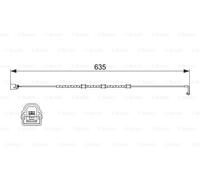 BOSCH 1987474515 Contact d'avertissement. usure des plaquettes de frein