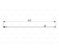 BOSCH 1987474557 Contact d'avertissement. usure des plaquettes de frein