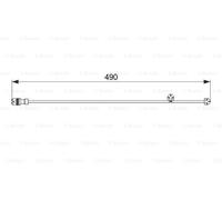 BOSCH 1987474560 Contact d'avertissement. usure des plaquettes de frein