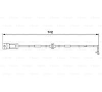 BOSCH 1987474934 Contact d'avertissement. usure des plaquettes de frein