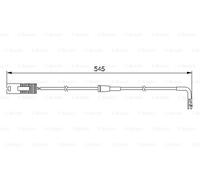 BOSCH 1987474940 Contact d'avertissement. usure des plaquettes de frein