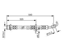 BOSCH 1987476781 Flexible de frein