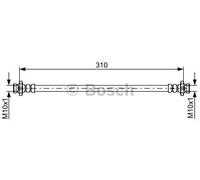 BOSCH 1 987 481 841 Flexible de frein