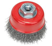 Bosch 1x Brosse boisseau PRO Metal clean , filetage M14 | pour Acier, Ø 70 mm Professional Accessoire Petite meuleuse angulaire