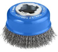 Brosse boisseau acier X-Lock BOSCH Ø70 Fil 0.3 mm - 2608620725