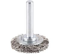Bosch 1x Brosse Circ. Ondulés PRO Inox clean Emm. Cyl. | pour Acier inoxydable, Métaux non ferreux, Ø 30 mm Professional Accessoire Perceuses