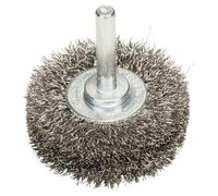 Bosch 1x Brosse Circ. Ondulés PRO Inox clean Emm. Cyl. | pour Acier inoxydable, Métaux non ferreux, Ø 50 mm Professional Accessoire Perceuses