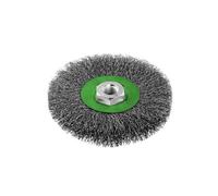 Bosch 1x Brosse Circ. Ondulés PRO Inox clean M14 | pour Métaux non ferreux, Acier, Ø 115 mm Professional Accessoire Petite meuleuse angulaire