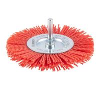 Bosch 1x Brosse circulaire PRO Nylon Longlife avec abrasif enduit pour emmanchement cylindrique 6 mm et perceuse (Ø 100 mm, Professional Accessoire Perceuses/visseuses rotatives)