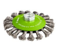 Bosch Brosse conique à fils d'inox torsadés 115 mm 0,35 mm M14 1 pièce