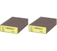 Bosch 1x Cales Expert Standard S471 (pour Peinture sur Bois, Bois résineux, Ø 69 x 97 x 26 mm, Fin, Professional Accessoire Ponçage Manuel) (Lot de 2)