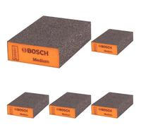 Bosch 1x Cales Expert Standard S471 (pour Peinture sur Bois, Bois résineux, Ø 69 x 97 x 26 mm, Moyen, Professional Accessoire Ponçage Manuel) (Lot de 5)