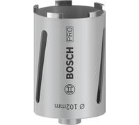 Bosch 1x Couronnes de forage à sec diamantées PRO Multi Material pour G 1/2 pouce et forets diamantés (pour Briques silicocalcaires, Brique, Ø 102 mm, Professional Accessoire Foret diamanté)