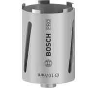 Bosch 1x Couronnes de forage à sec diamantées PRO Multi Material pour G 1/2 pouce et forets diamantés (pour Briques silicocalcaires, Brique, Ø 107 mm, Professional Accessoire Foret diamanté)