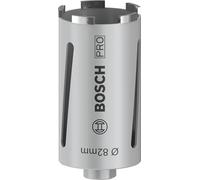 Bosch 1x Couronnes de forage à sec diamantées PRO Multi Material pour G 1/2 pouce et forets diamantés (pour Briques silicocalcaires, Brique, Ø 82 mm, Professional Accessoire Foret diamanté)