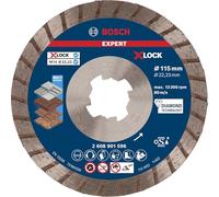 Bosch 1x Disque à tronçonnage diamant EXPERT Multi Material Turbo, X-Lock | pour Béton, Brique, Ø 115 mm Professional Accessoire Petite meuleuse angulaire