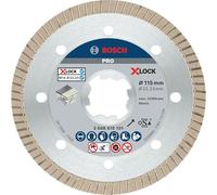 Bosch Accessories 2608615131 Disques à Tronçonner Diamantés Best for Ceramic (pour la Céramique, X-LOCK, Extra Clean Turbo, Ø 115 mm, Alésage : 22,23 mm) Couleur