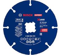 Bosch Disque à tronçonner EXPERT Carbide Multi Wheel X‑Lock 1x Ø 125 mm pour bois dur/clouté