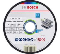 Bosch 1x Disque à tronçonner Long Life, alésage 22,23 mm | pour Acier inoxydable, Acier, Ø 125 mm Professional Accessoire Petite meuleuse angulaire
