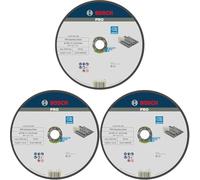 Bosch 1x Disque à tronçonner PRO Stainless Steel Longlife pour grande meuleuse angulaire et alésage 22,23 mm (pour Acier inoxydable, Ø 230 mm, Professional Accessoire Grande meuleuse angulaire)