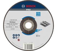 Bosch Disque à ébarber 2608600538 – 180 mm, moyeu déporté, acier, alésage 22,23 mm