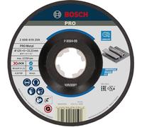 Bosch 1x Disque abrasif aggloméré PRO Metal, X-Lock | pour Acier, Ø 125 mm Professional Accessoire Petite meuleuse angulaire
