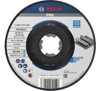 Bosch 1x Disque abrasif PRO Metal Longlife pour petite meuleuse angulaire et X-Lock, M14/22,23 mm (pour Acier, Ø 125 mm, Professional Accessoire Petite meuleuse angulaire)
