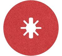 Bosch 1x Disque abrasif sur fibres PRO Metal R780 pour X-Lock (pour Acier, Acier inoxydable, Ø 125 mm, Grain 36, Professional Accessoire Petite meuleuse angulaire)