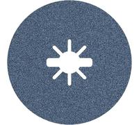 Bosch 1x Disque abrasif sur fibres PRO Steel R574 pour X-Lock (pour Acier, Acier, Ø 125 mm, Grain 80, Professional Accessoire Petite meuleuse angulaire)