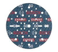 Bosch 1x Disque abrasif sur film EXPERT O780 (pour Bois dur, Peinture sur bois, Ø 150 mm, Grain 60, Professional Accessoire Ponceuse excentrique)