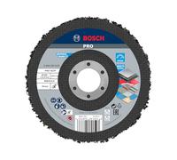 Bosch 1x Disque de nettoyage PRO Multi Material N377 (pour Tôles en acier, Acier, Ø 125 mm, Grain, Professional Accessoire Petite meuleuse angulaire)