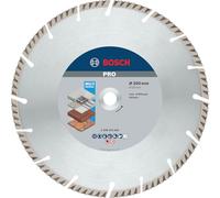 Bosch 1x Disques à tronçonnage diamant PRO Multi Material, alésage 20 mm | pour Béton, Béton armé, Ø 300 mm Professional Accessoire Scie circulaire sur table, Tronçonneuse thermique