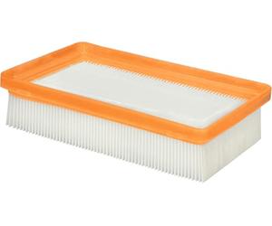 Bosch 1x Filtre plissé plat pour aspirateur (Longueur 220 mm,)
