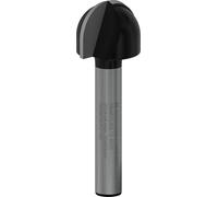 Bosch 1x Fraise à canneler PRO (pour Bois résineux, Bois dur, Ø 15,9 mm, Professional Accessoire Défonceuse manuelle, Fraise à araser)