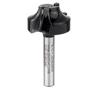 Bosch 1x Fraise ovolo PRO (pour Bois résineux, Bois dur, Ø 25,4 mm, Professional Accessoire Défonceuse manuelle, Fraise à araser)