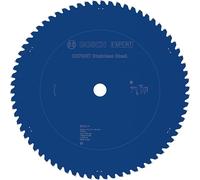 Bosch 1x Lame de scie circulaire filaire EXPERT Stainless Steel pour scies à sec à onglets (pour Acier inoxydable, Ø mm, Professional Accessoire Scie circulaire à sec à onglets filaire)