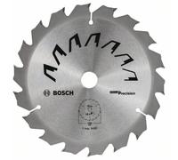 Bosch Lame de scie circulaire Precison carbure 150 x 1.5/0.85 x 16 mm 18 dents ATB pour bois 1x